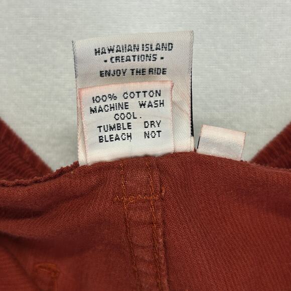 HIC Hawaiian Island Creations Vtg Corduroy Shorts Size 26" Stripe 90s Cotton HTF - Picture 9 of 16